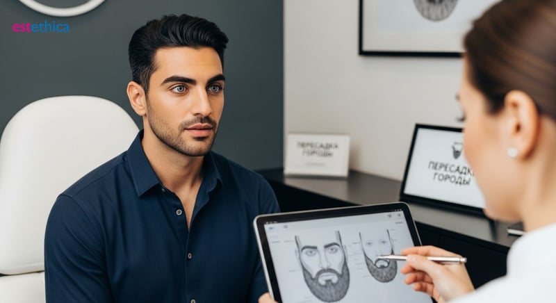 Как проходит пересадка бороды: Этапы процедуры