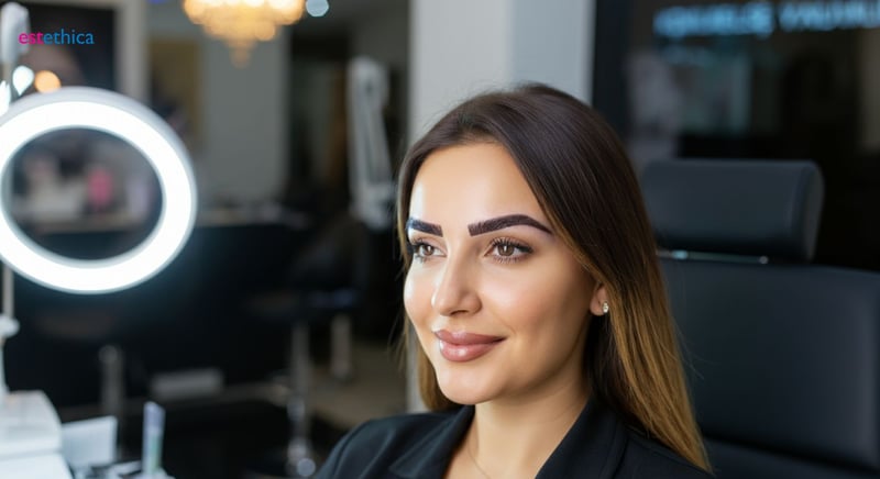 زراعة الحواجب بتقنية الاقتطاف لمظهر طبيعي