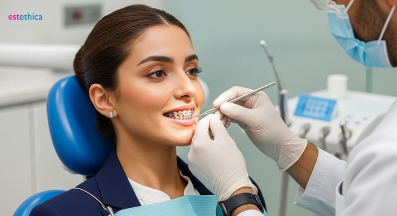 أنواع تقويم الأسنان