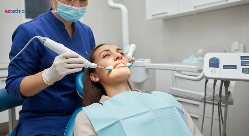 تقنيات تبييض الأسنان في المنزل