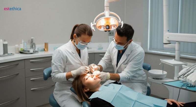 Процесс установки зубных имплантов