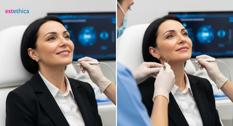 Отслабване на лице и стягане на кожата на шията