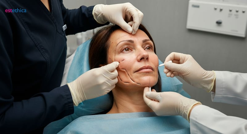 تجميل الوجه: تقنيات شد الوجه الجراحية وغير الجراحية
