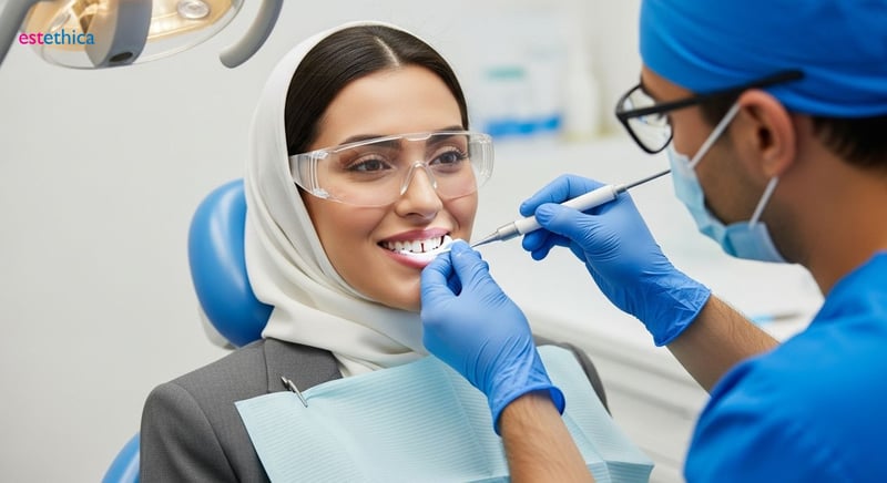 تنظيف الأسنان: ضروري لصحة الفم والأسنان.