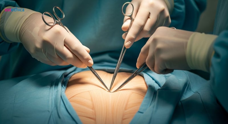 نحت البطن بتقنيات الجراحة التجميلية
