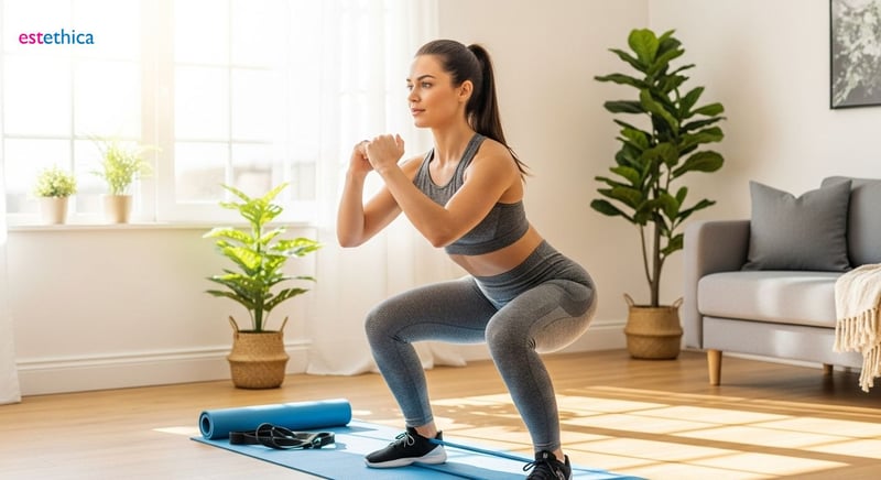 تمارين رياضية منزلية لشد الجسم: جدول فعال للنساء