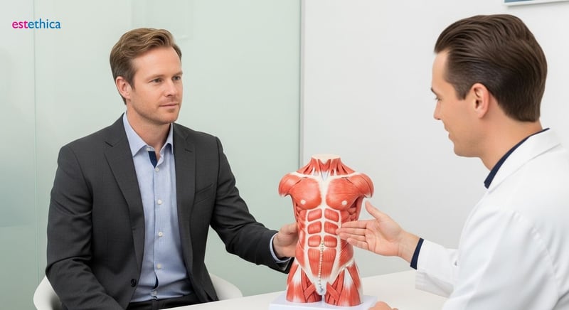 Abdominal Etching Before and After