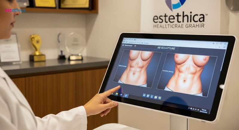 Abdominal etching six-pack surgery