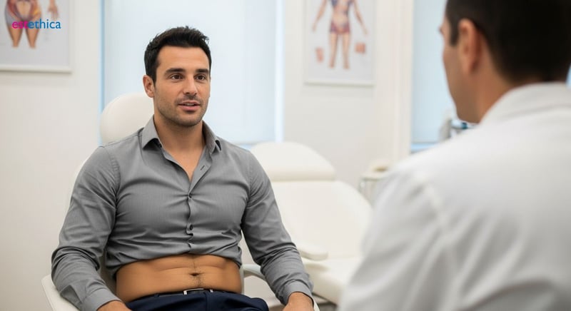 Abdominoplastia hombres six-pack