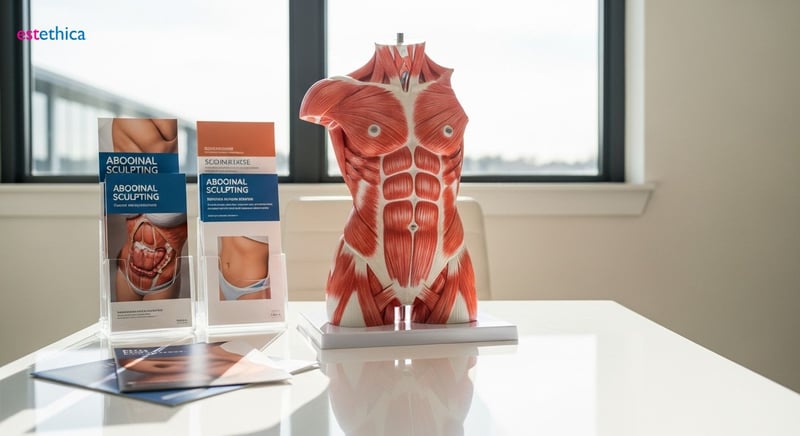 Abdominoplastie pentru mușchi abdominali definiți