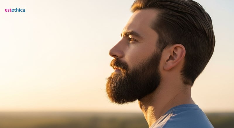 Factors influencing natural-looking beard density