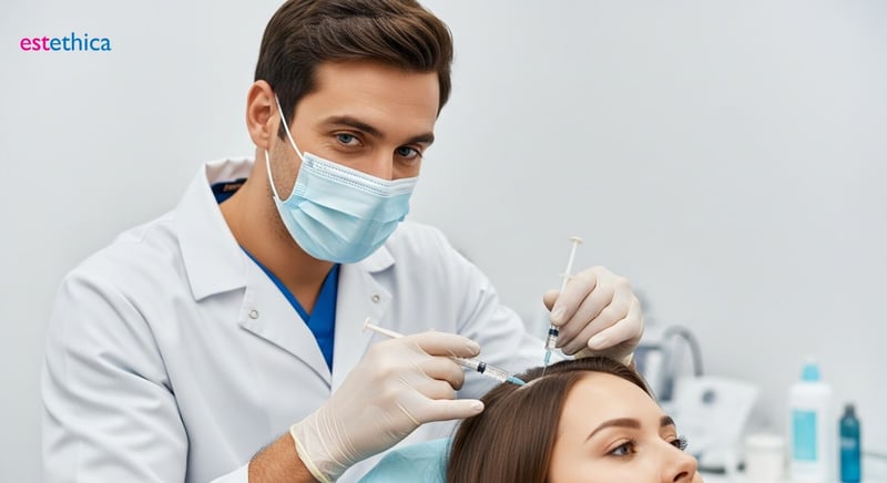 Nutrición para el crecimiento del cabello con mesoterapia