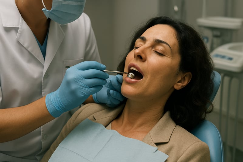 Applicazione professionale di corone in zirconio