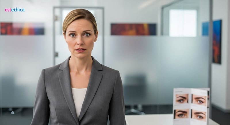 Augenbrauenimplantation: Natürliche Verdichtung