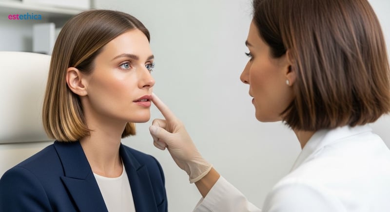 Augmentation lèvre supérieure : Harmonie visage