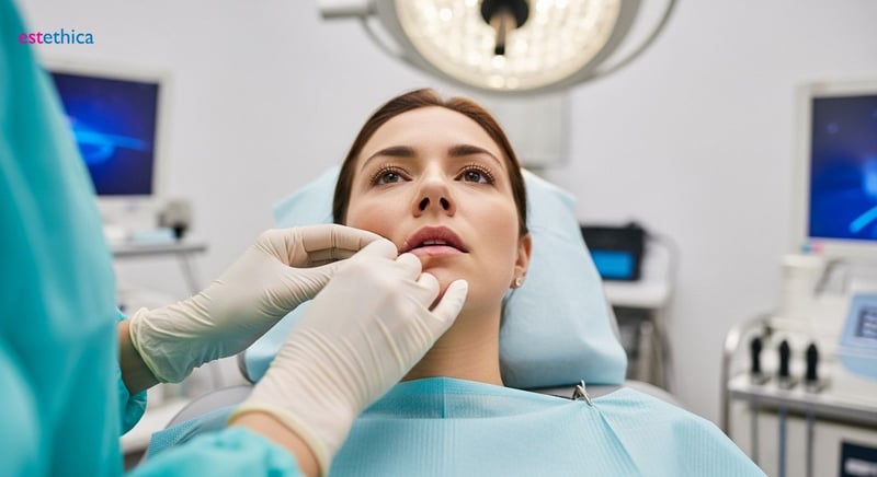 Augmentation lèvre supérieure : Avant/Après