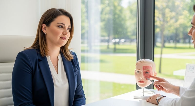 Bărbie dublă: cauze și factori de risc