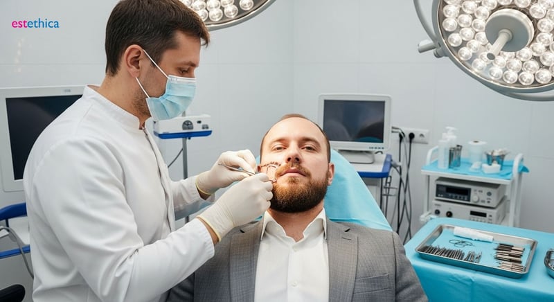 Восстановление бороды: естественный рост волос