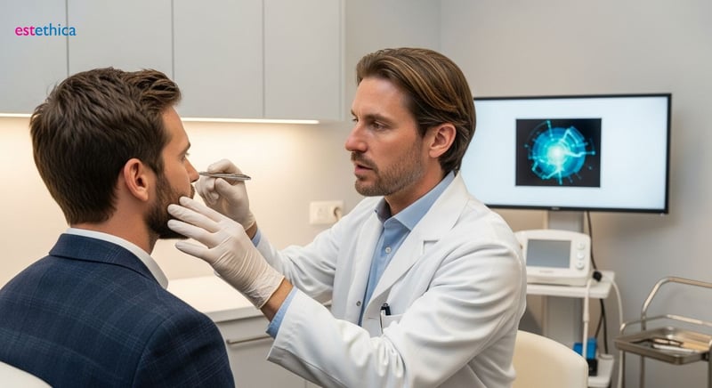 Beard Density Surgery: Facial Hairline Result