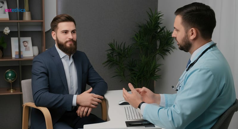 Beard implants for perfect beard density