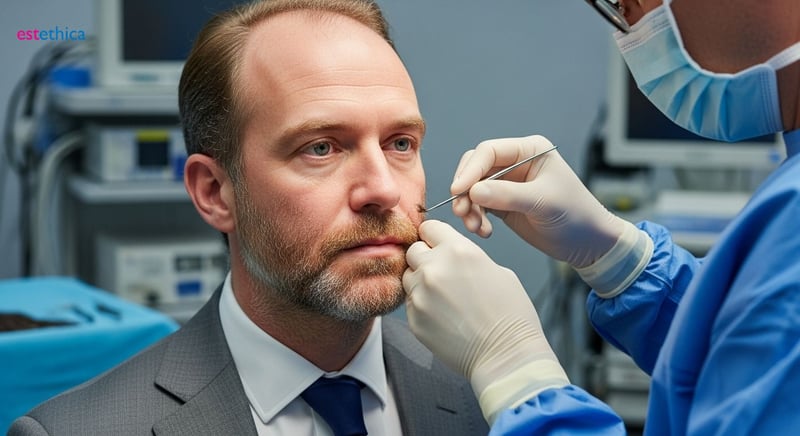 Beard Transplant Before and After