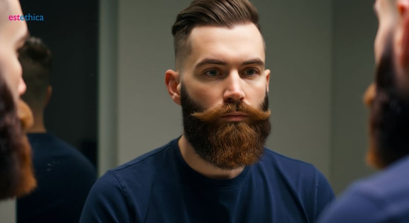 Beard transplant before and after transformation