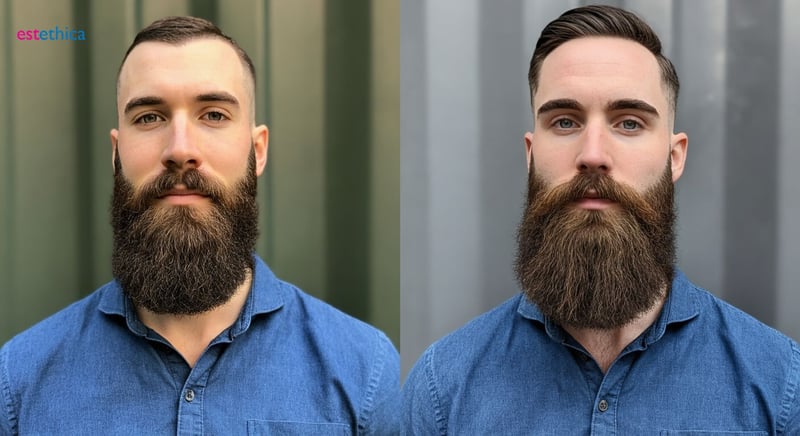 Beard transplant before and after results