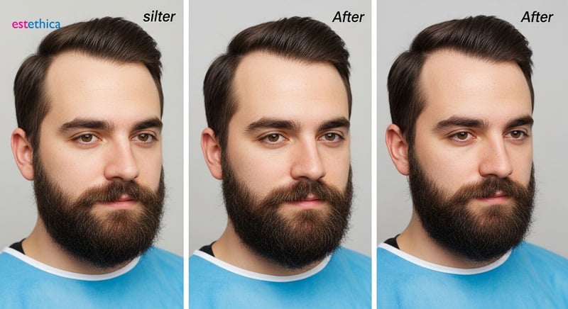 Beard transplant before and after results