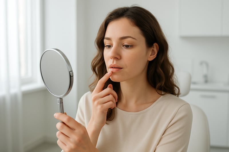 Beratungsgespräch für Russian Lips Lippenunterspritzung