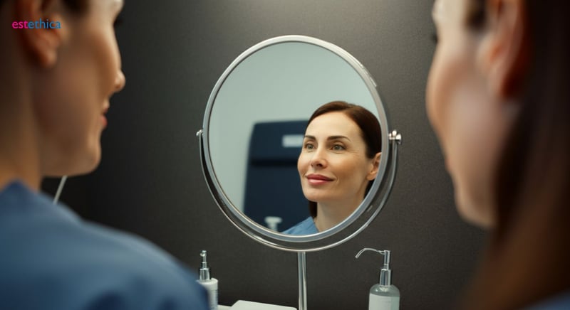 Lip lift surgery benefits illustration