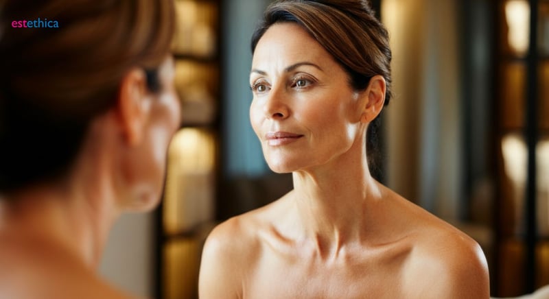 Comprehensive neck contouring illustration