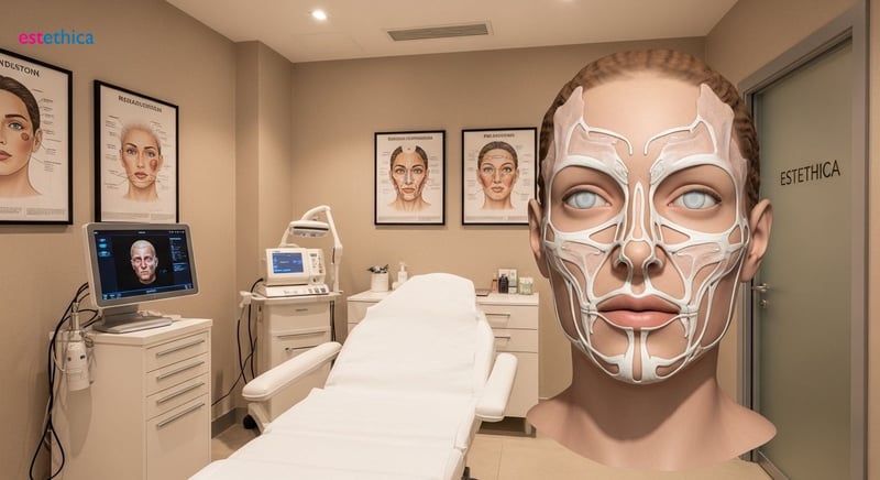 Woman considering face lift options
