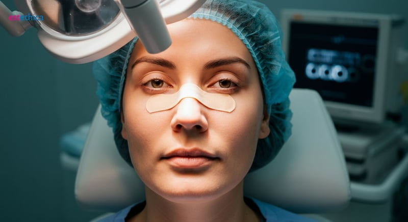 Rhinoplasty improving breathing and nasal function