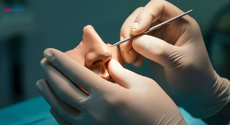 Rhinoplasty for deviated septum correction