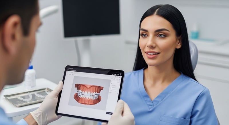 Design Zâmbet Estetic cu Aparat Dentar