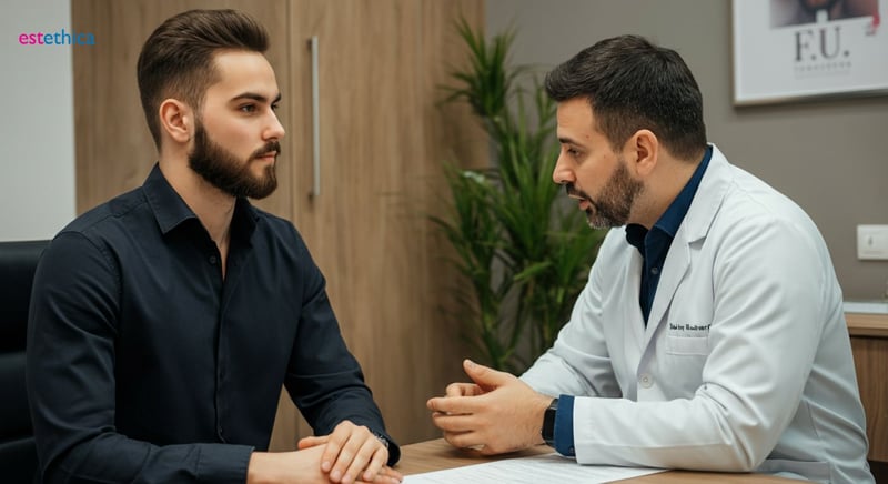Técnicas de trasplante de barba