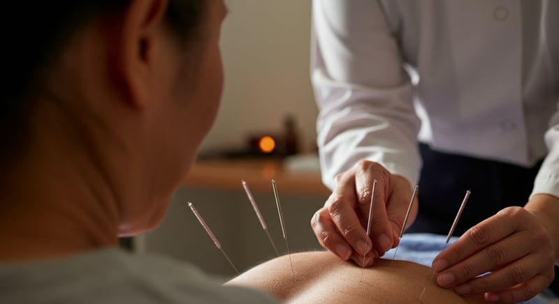 Acupuntura para aliviar dolor y reducir estrés