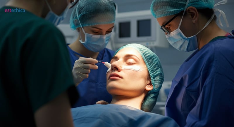 Preparación para cirugía de nariz exitosa