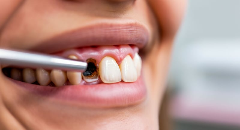 Proceso de empaste dental sin dolor paso a paso