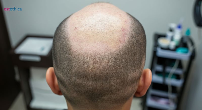 Proceso de trasplante de cabello paso a paso