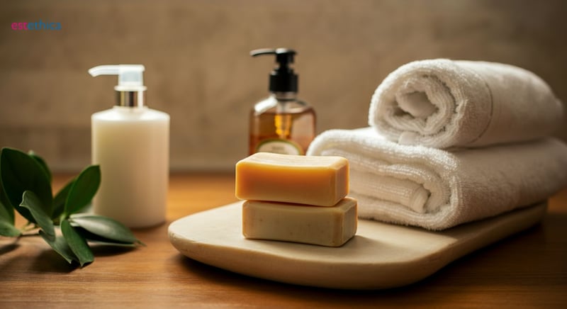 Uso de jabón Hamam para piel saludable
