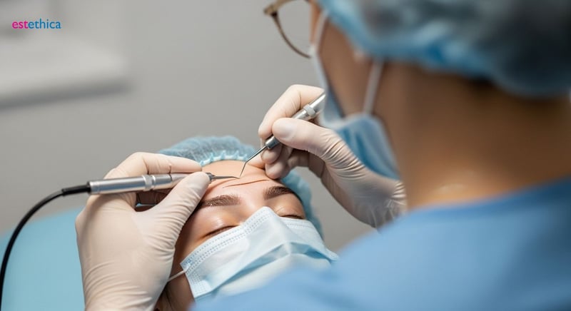 نتائج زراعة الحواجب بعد العملية