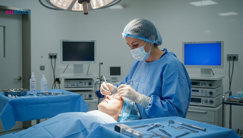 Как проходит операция на веках: этапы процедуры