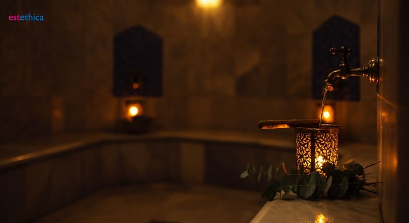 Imagine cu ritualul transformator al unui Hamam