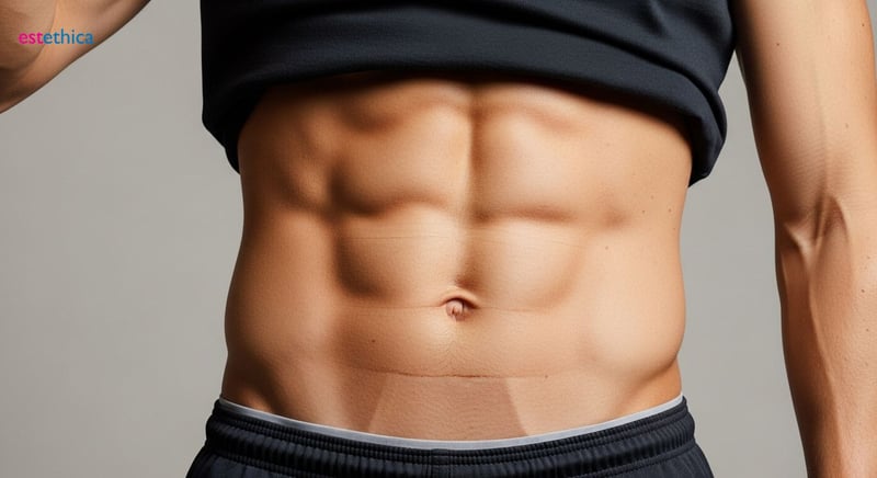 Cirugía de Six Pack en hombres, resultados estéticos