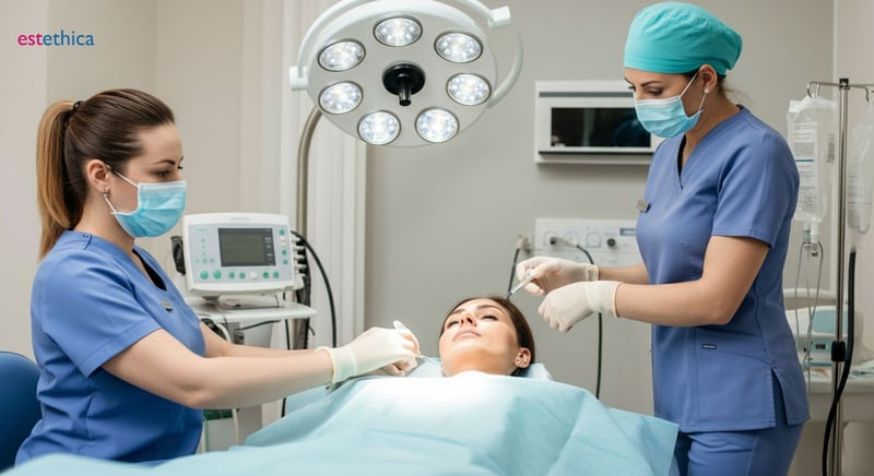 Clinique esthétique moderne avec équipements médicaux