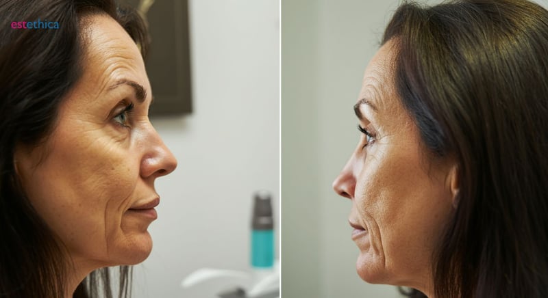 Illustration du fonctionnement du botox sur les muscles faciaux