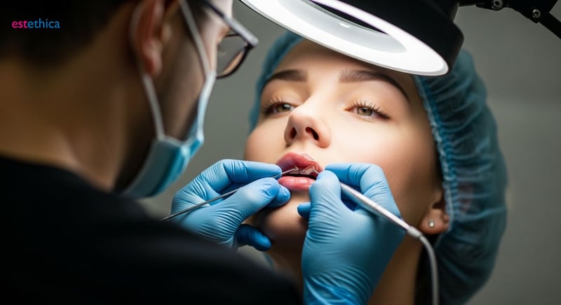 Lifting de lèvre naturel pour un sourire transformé