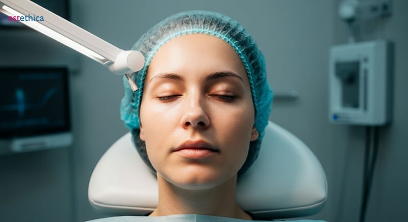 Illustration de la procédure de blépharoplastie