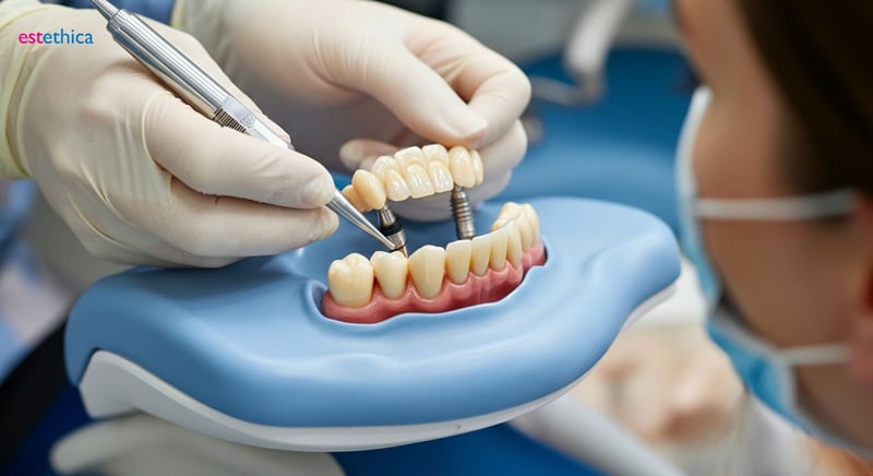 Chirurgie implantaire moderne en cours